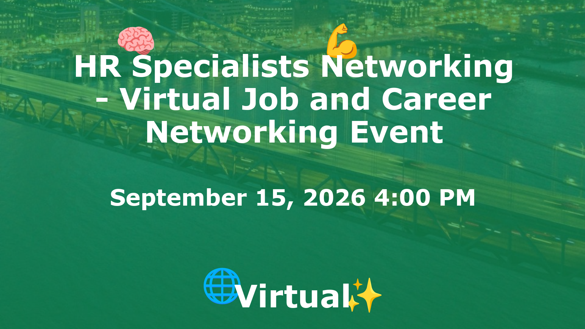 HR Specialists Networking - Virtual Job and Career Networking Event event image